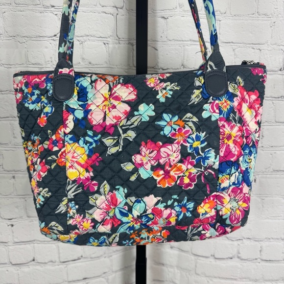 Vera Bradley Carson East West Pretty Posies Tote Bag - Picture 6 of 9